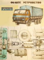 Комплект 24 плаката - Устройство автомобиля Камаз-5320 и модификаций